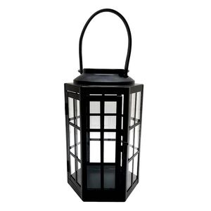 BLACK METAL LANTERN